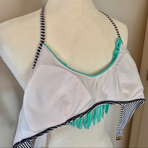 VS Swim striped fringe bikini top - Picture 5 of 6